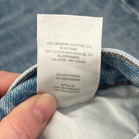 Denim Forum Aristzia The Arlo High Rise Straight Jean Ankle Light Wash | 30 x 28 - Picture 12 of 12